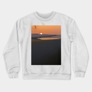 Greek Sunset altered photography Crewneck Sweatshirt